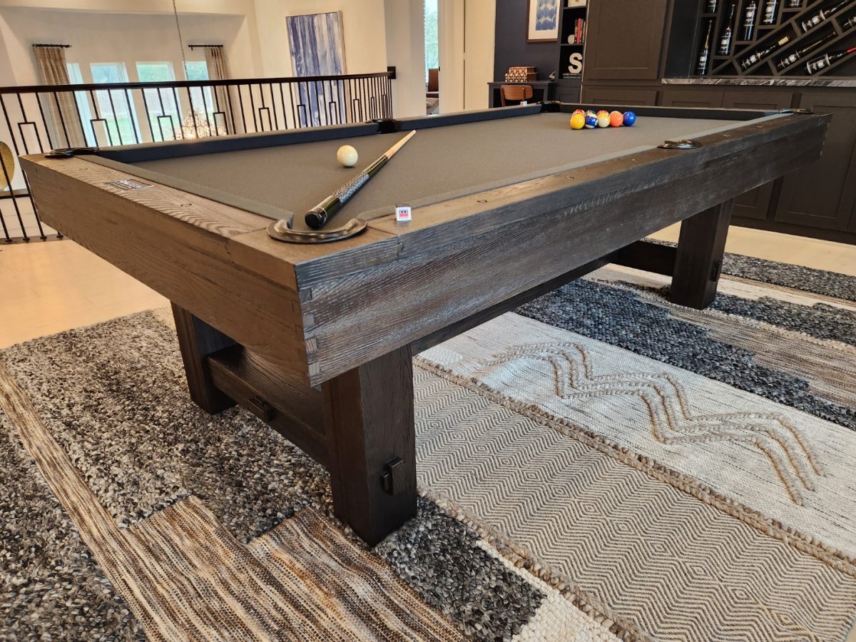 Rustic Pool Table - Billiard Bunny